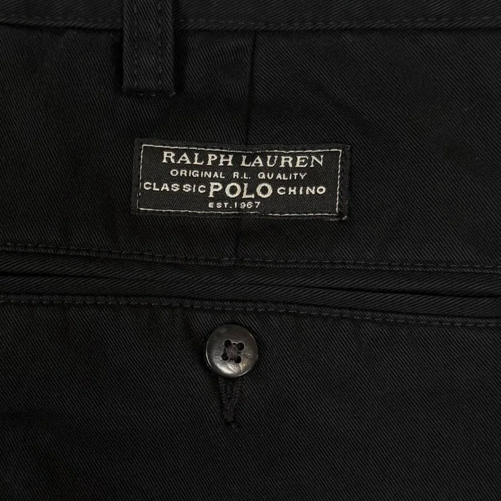 NWT Vintage Polo Ralph Lauren Andrew Pant Mens Two-Pleated Chino Trousers 42Tx35